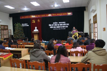 Hội nghị tổng kết công tác Đảng năm 2015