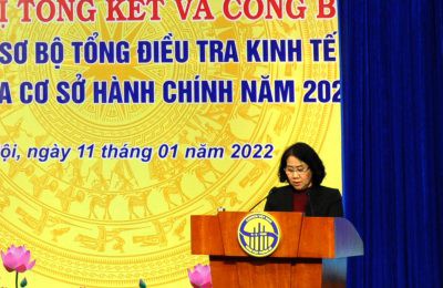 Thông cáo báo chí kết quả điều tra sơ bộ Tổng điều tra kinh tế năm 2021