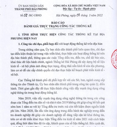 Thực trạng công tác thống kê thành phố VV88vip nổ hũ slot game