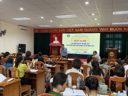 Hội nghị tập huấn Điều tra cơ sở SXKD cá thể năm 2022