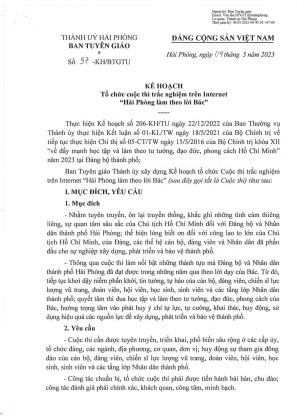 KH 57 Tổ chức Cuộc thi trắc nghiệm học Bác signed   0001