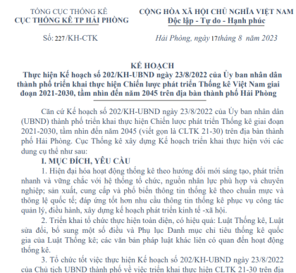 Kế hoạch thực hiện Kế hoạch số 202/KH-UBND ngày 23/8/2022 của Ủy ban nhân dân thành phố triển khai thực hiện Chiến lược phát triển Đăng ký & Đăng nhập VV88 app Việt Nam giai đoạn 2021-2030, tầm nhìn đến năm 2045 trên địa bàn thành phố VV88vip nổ hũ slot game