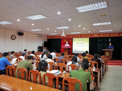 Hội thảo "Tham gia ý kiến dự thảo hệ thống chỉ tiêu cấp tỉnh, huyện, xã"