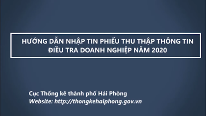 Tài liệu giải thích các chỉ tiêu phiếu điều tra VV88vip Khuyến Mại Casino năm 2020