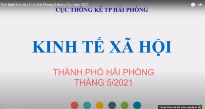Một số chỉ tiêu chủ yếu thành phố VV88vip nổ hũ slot game 5 tháng đầu năm 2021